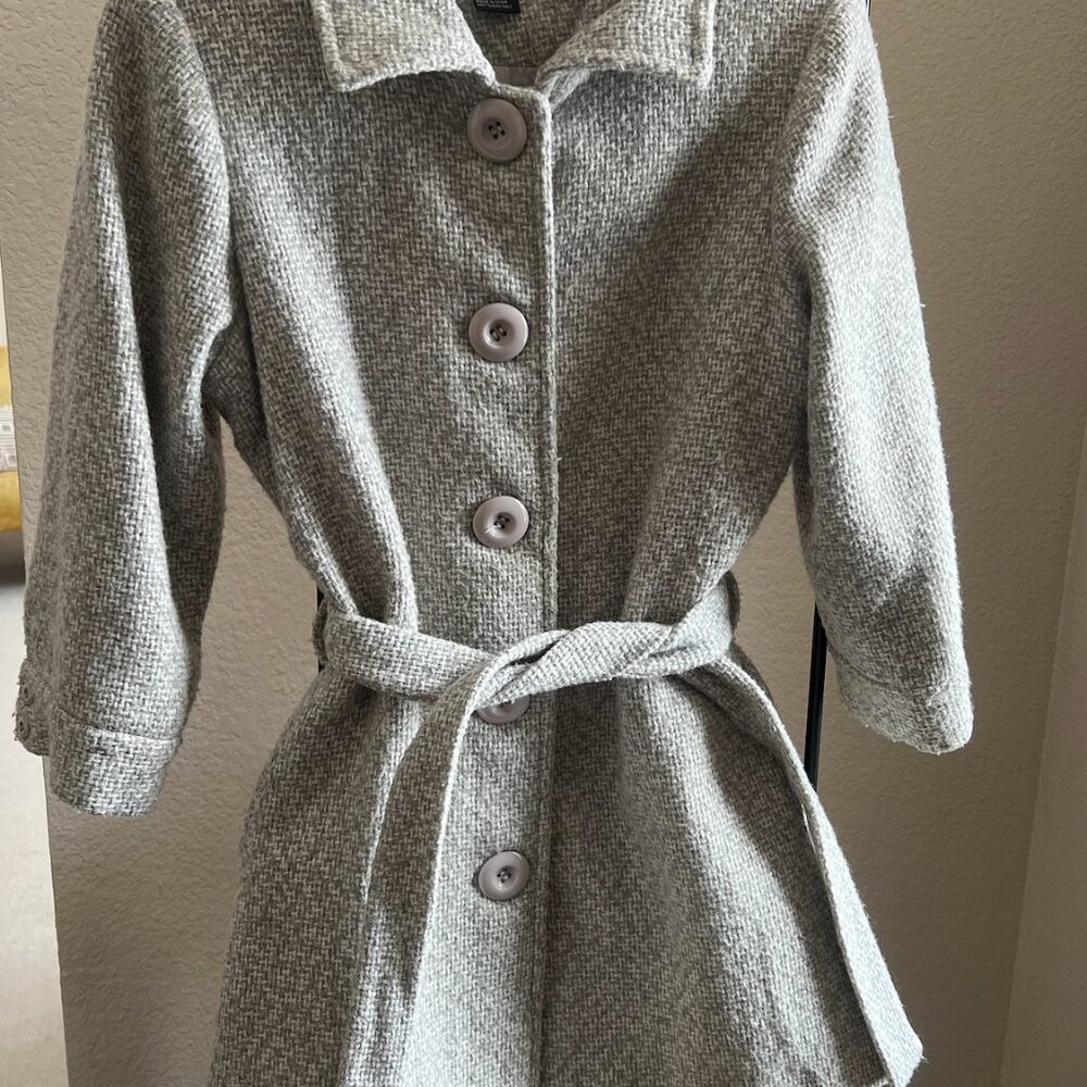 Light Gray Rampage Coat, 60s inspired